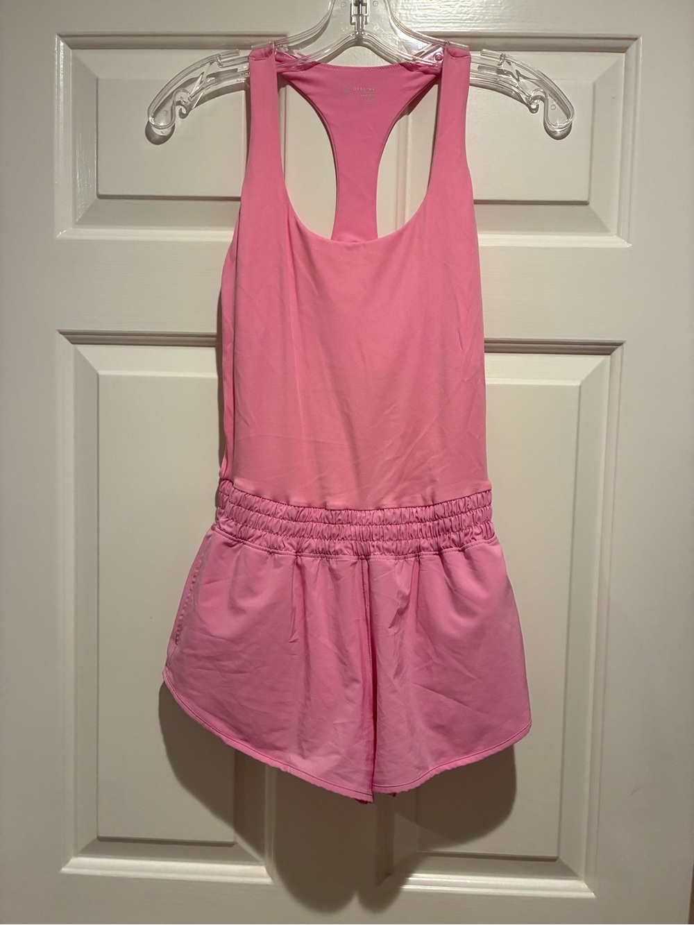 Pink One-Piece Romper - Racerback Active Style